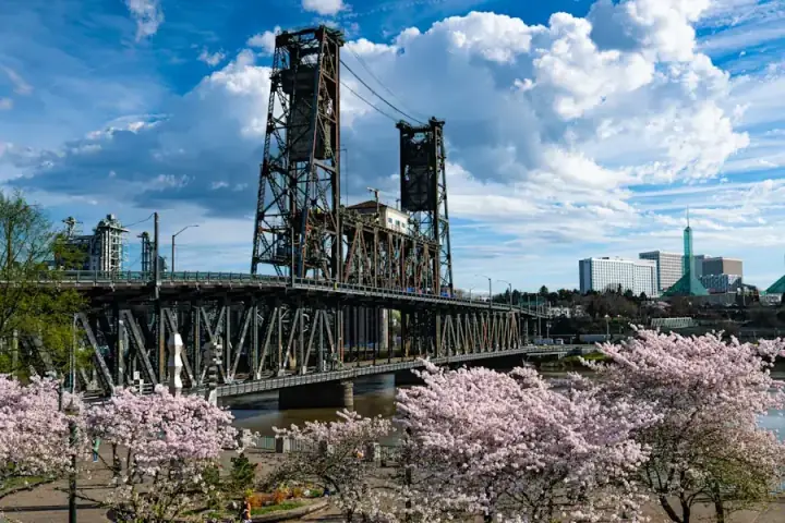 Walkable streets and buildings in Portland's Pearl District